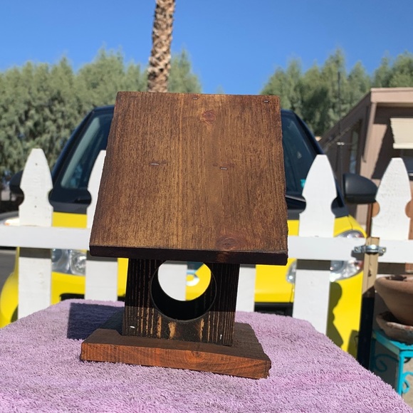 Repurposed wood bird feeder - Picture 2 of 3